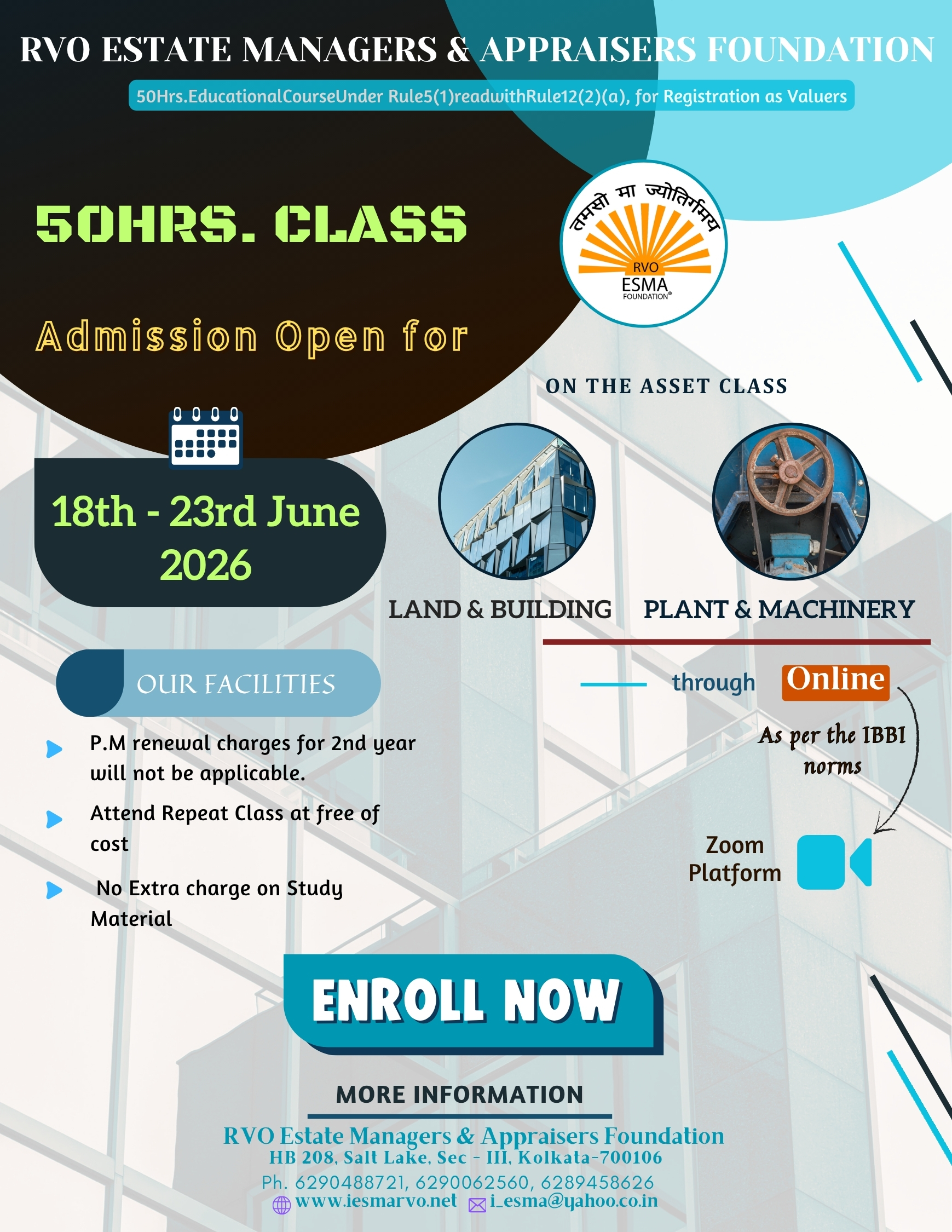 18th - 23rd June 2026 Class