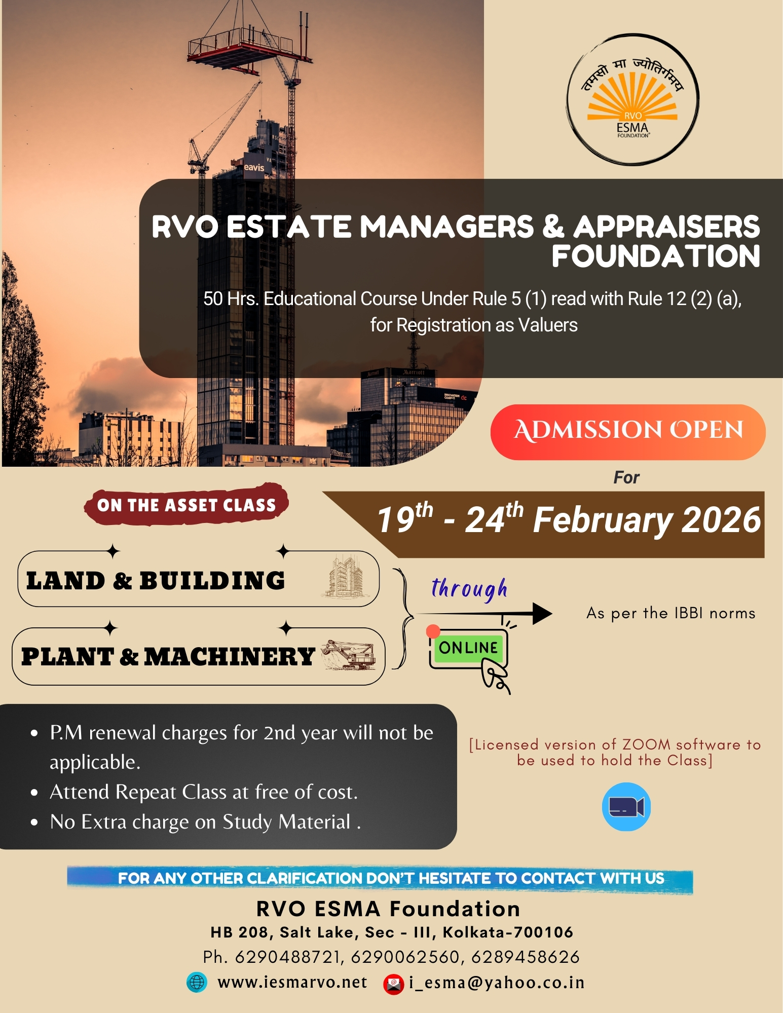 19th - 24th February 2026 Class